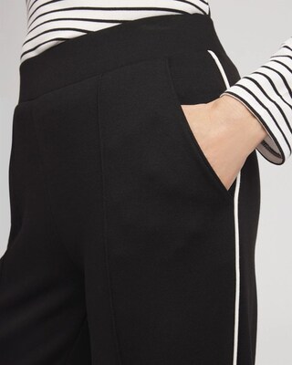 Zenergy® Double-Knit Striped Wide Leg Pants | Chico's
